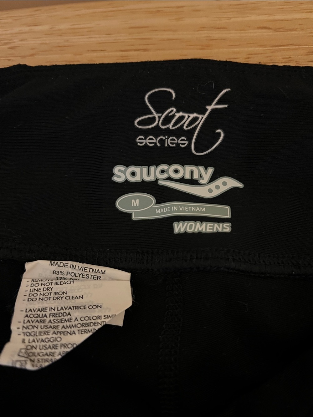 Saucony Women's Black Athletic Capri